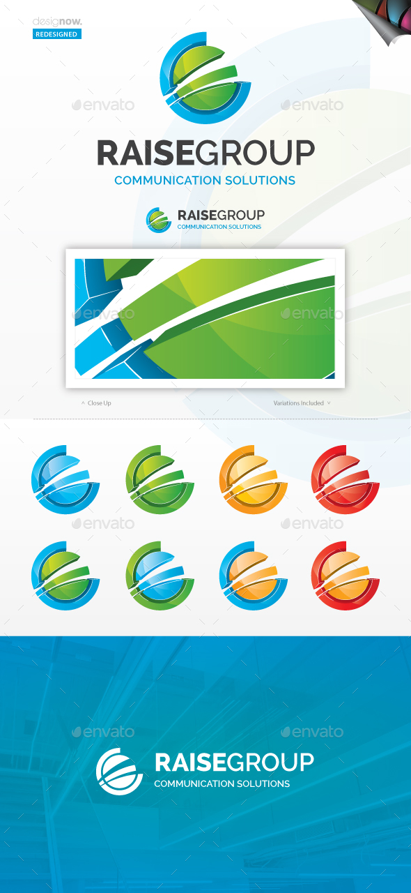 Raise Group Logo - Abstract Logo Templates