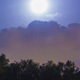 Full Moon Rise Over Swamp with Storm Clouds - VideoHive Item for Sale