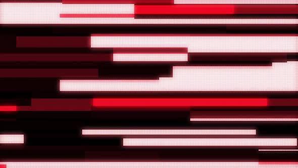 Abstract Animation of Red Speed Horizontal Lines