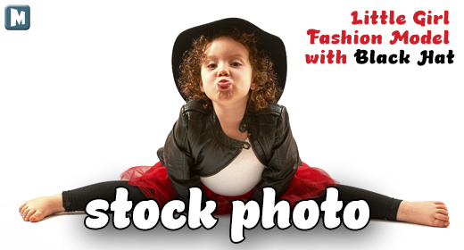 Little Girl Fashion Model