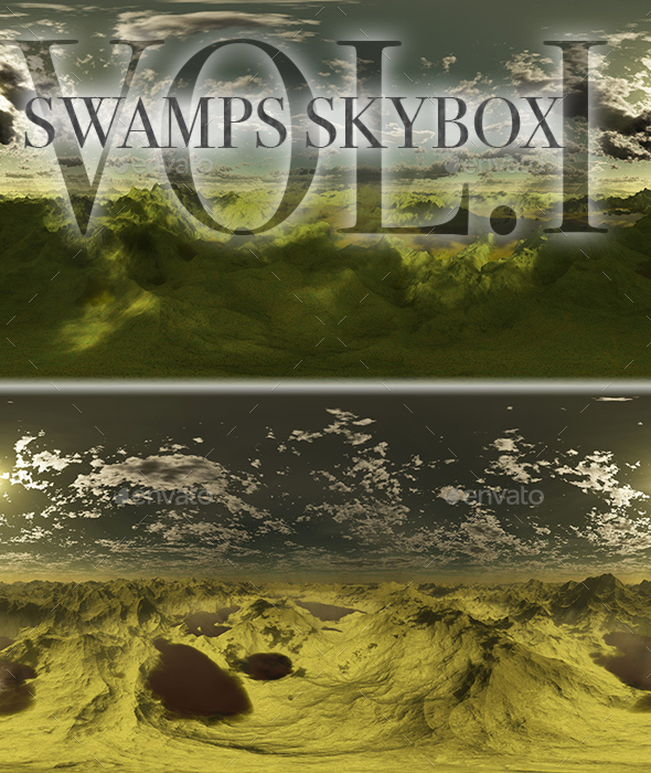 Swamps Skybox Pack - 3Docean 16307606
