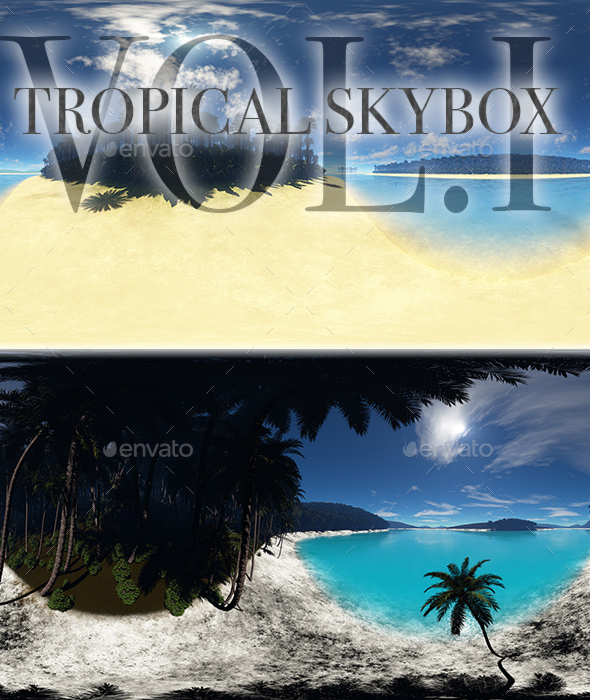 Tropical Skybox Pack - 3Docean 16307746