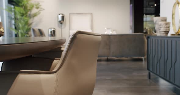 Beautiful Kitchen Interior with New Stylish Furniture alt