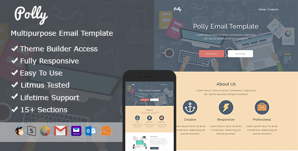 Polly Responsive Email & StampReady Builder Polly Responsive Email & StampReady Builder