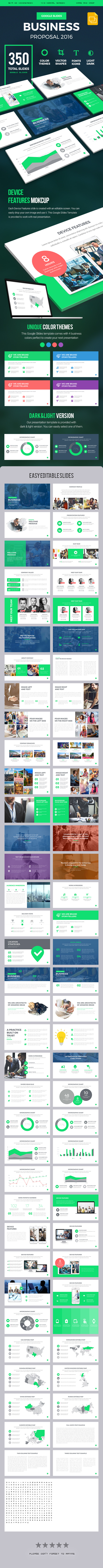 Business Proposal 2016 Google Slides Presentation Template - Google Slides Presentation Templates