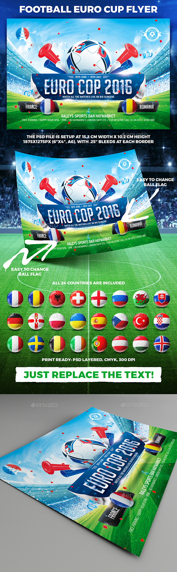 Football Euro Cup Flyer vol.1 - Sports Events