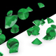 Falling Emeralds Falling Emeralds - VideoHive Item for Sale