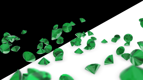 Falling Emeralds