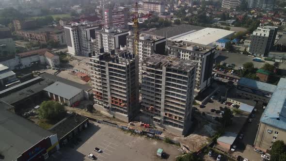 City Development Apartment Construction Site