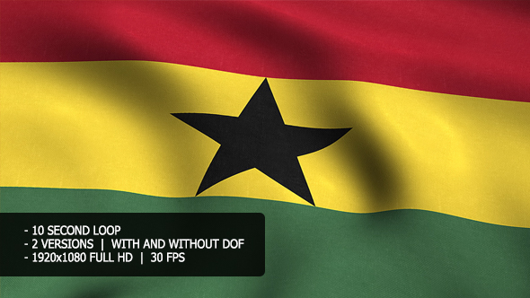 Ghana Flag Background