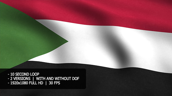 Sudan Flag Background alt