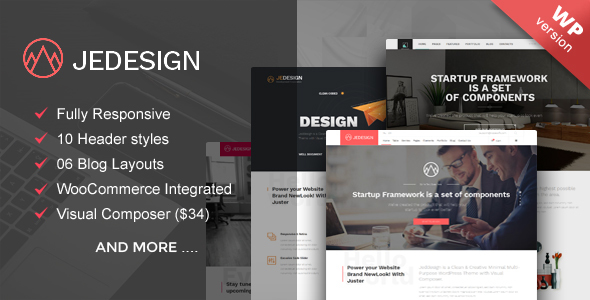 Jedesign multipurpose WordPress - ThemeForest 16345742