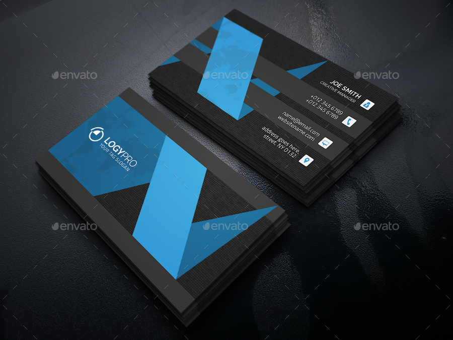 Corporate Flyer + Business Card (Bundle 2 in 1) by -Lytech- | GraphicRiver