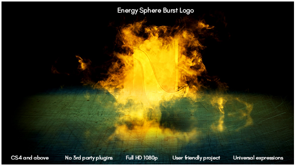 Energy Sphere Burst Logo