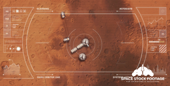 Mars Base From Orbit
