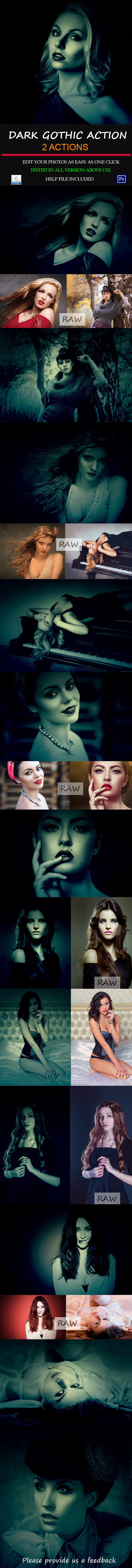 Dark Gothic Premium Actions - Photo Effects Actions