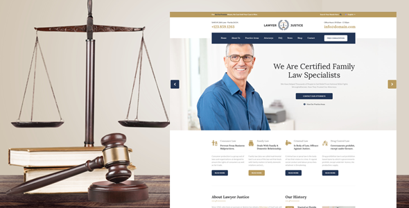 LawyerJustice - HTML - ThemeForest 16099543