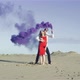 Lovers with Purple Smoke - VideoHive Item for Sale
