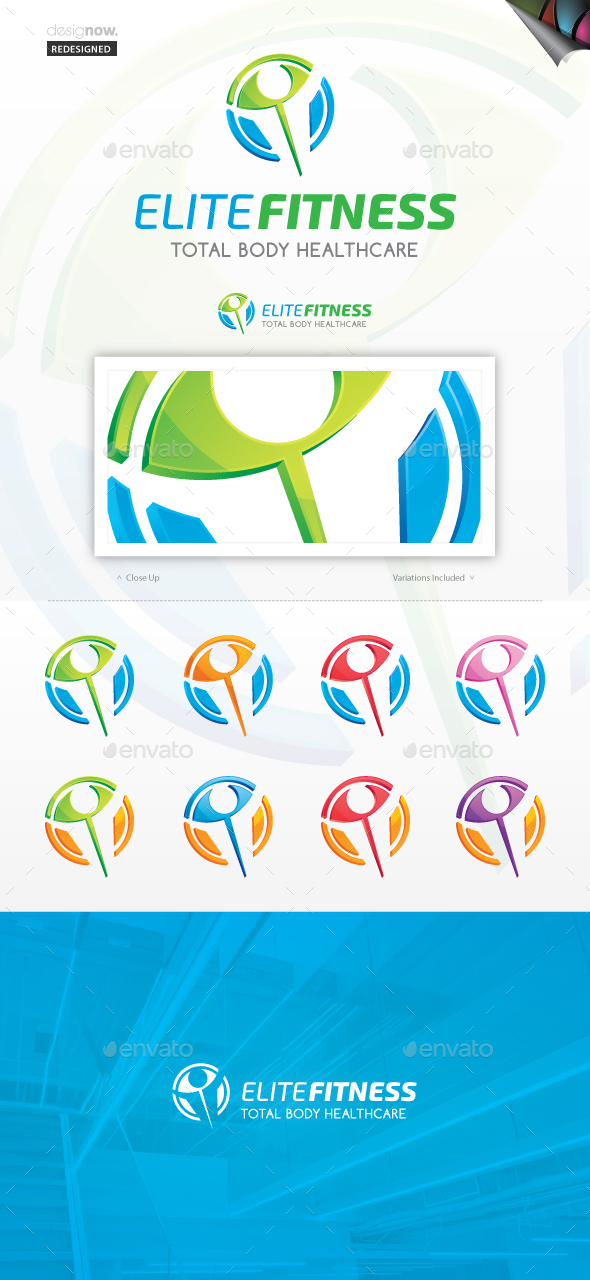 Perfect Fitness Logo - Symbols Logo Templates