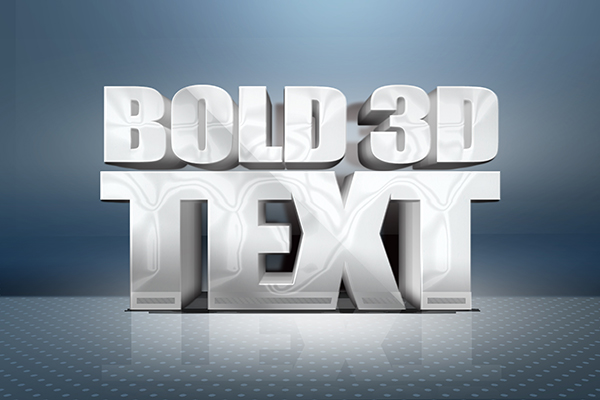 3d text mockup free