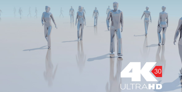 People Crowd Background Two