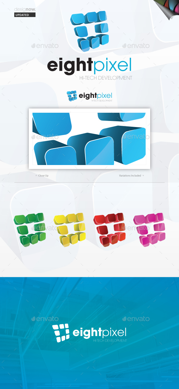 Eight Pixel - Abstract Logo Templates