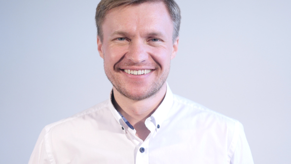 Smiling Man Portrait alt