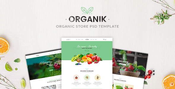 Organik - Organic - ThemeForest 16383008