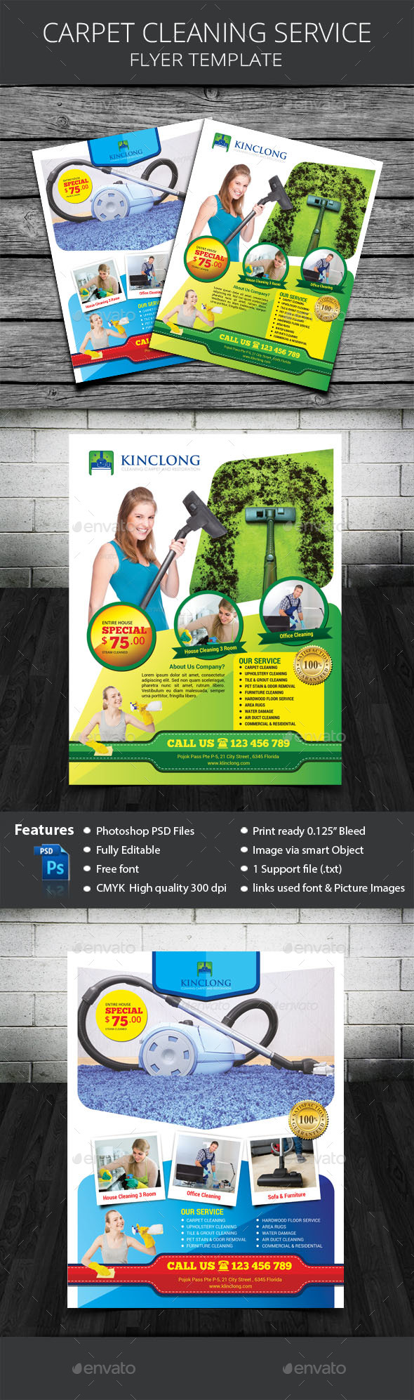 carpet cleaning service flyer commerce flyers
