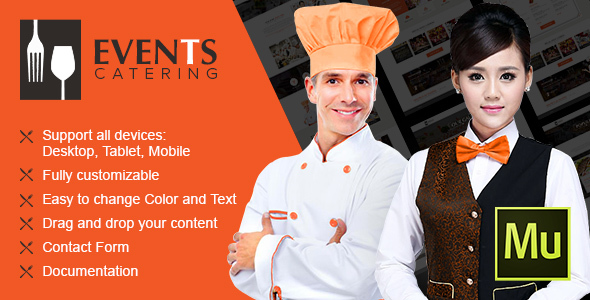 Event Catering - ThemeForest 16388567