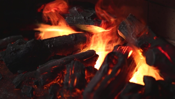 Flame Of Electronic Fireplace