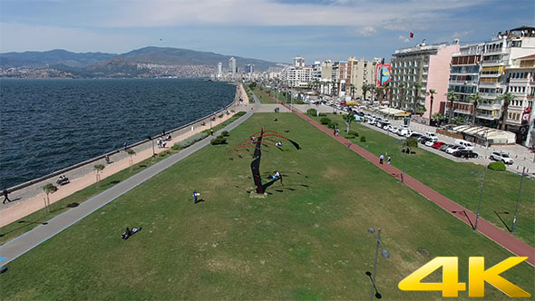 View of Izmir, Turkey alt