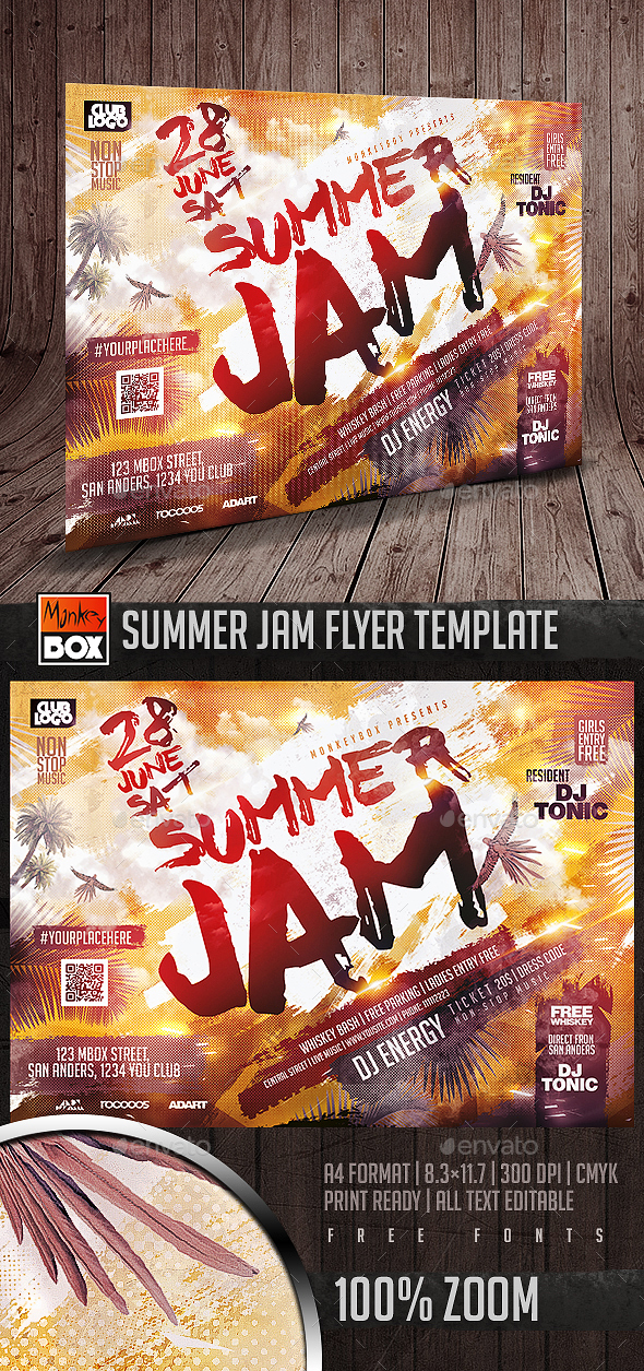 Summer Jam Flyer Template