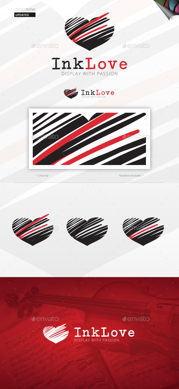 Ink Love Logo - Symbols Logo Templates