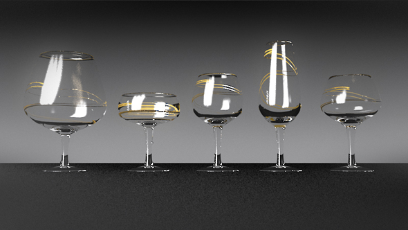 Wineglasses set - 3Docean 16399498