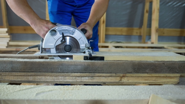 Construction Of The Attic Floor In A Country House alt