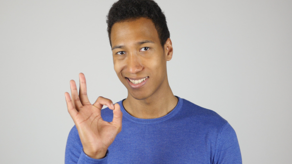 Excellence, OK, Gesture of Wellness by Black Man alt