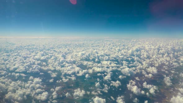 White Fluffy Clouds Floating in Sky, Limitless Possibilities, Expanding Horizons alt