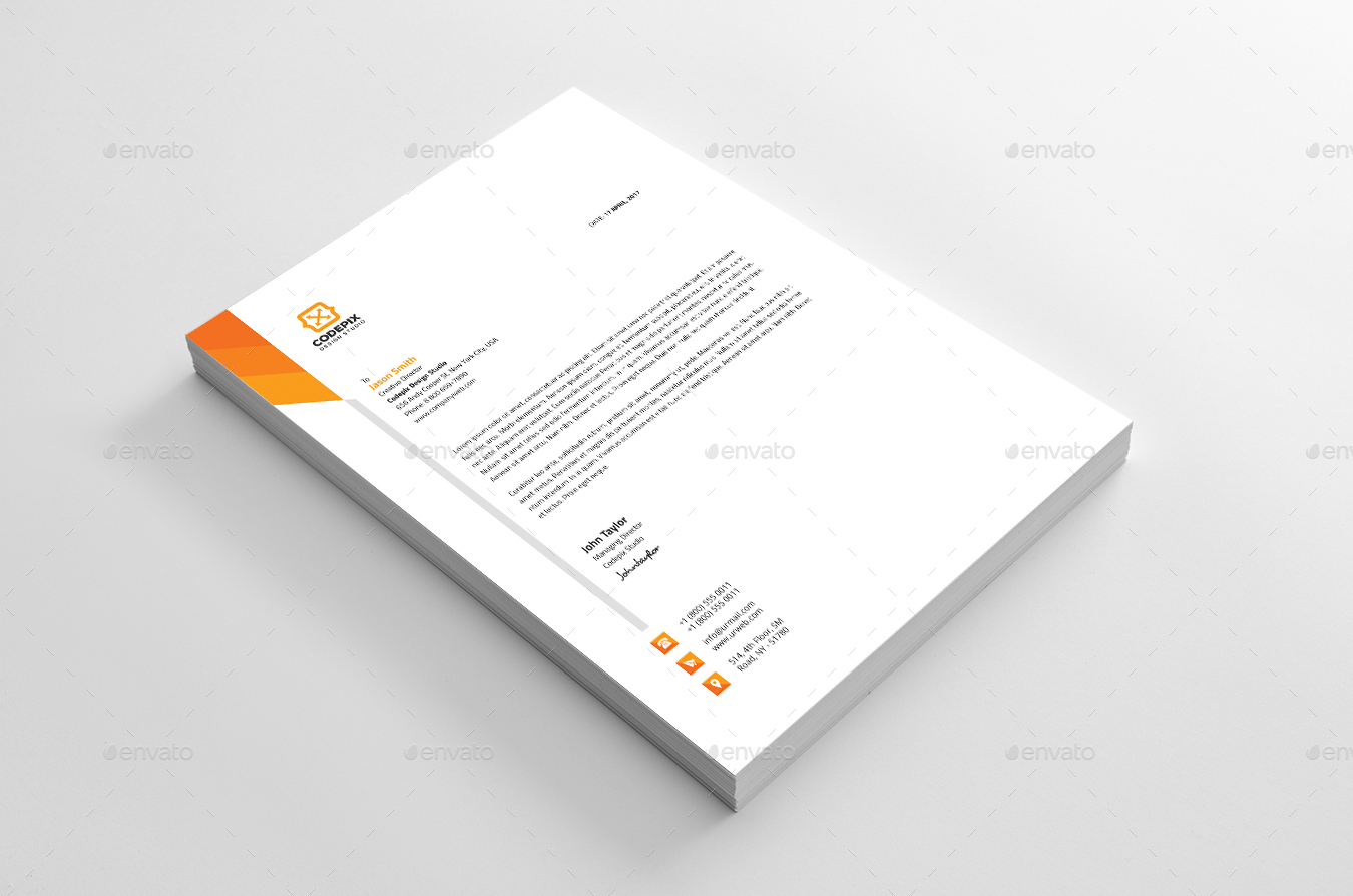 Corporate Letterhead by logocreeds | GraphicRiver