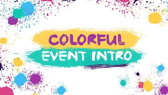 Colorful Event Intro | After Effects Template