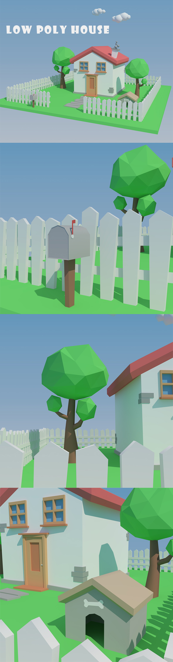 Low Poly House - 3Docean 16414241