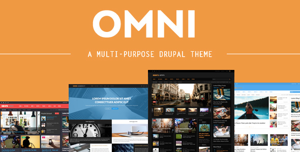 Omni - 4 in 1 - Multi-purpose Business & Magazine Styles Drupal Themes - Drupal CMS Themes