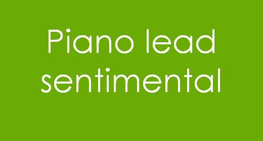 Piano lead Sentimental