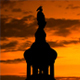 The Statue Of Freedom US Capitol Sunset Silhouette - VideoHive Item for Sale