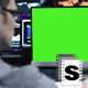 Green Screen Office Data - VideoHive Item for Sale