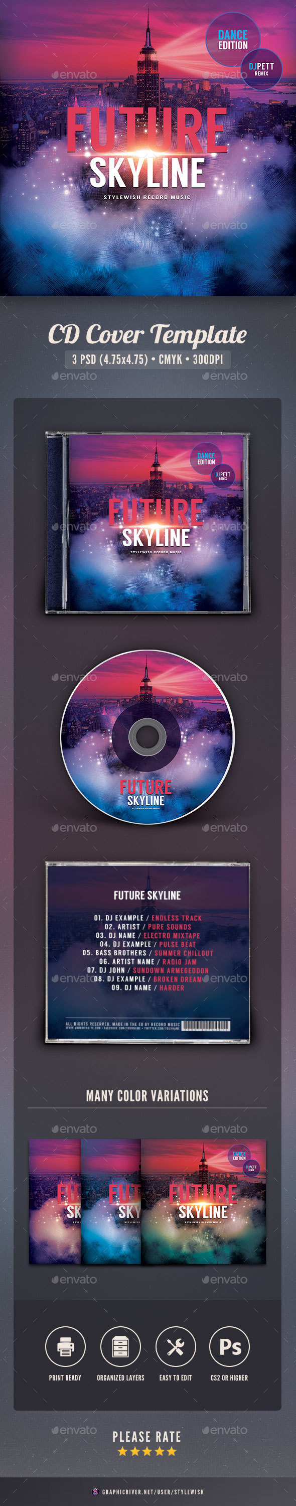 Future Skyline CD Cover Artwork