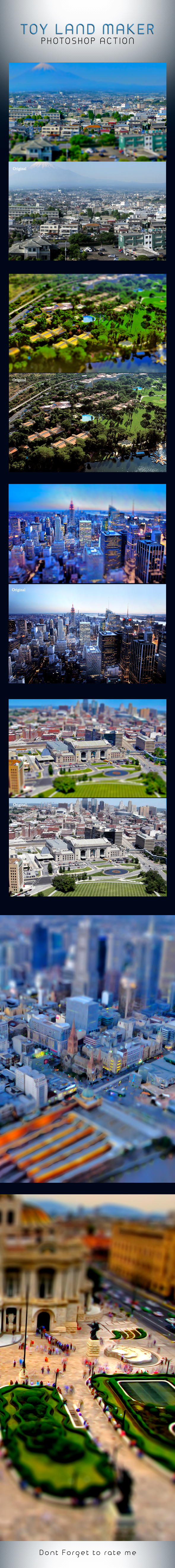 Toy Land Maker Photoshop Action - Photo Effects Actions