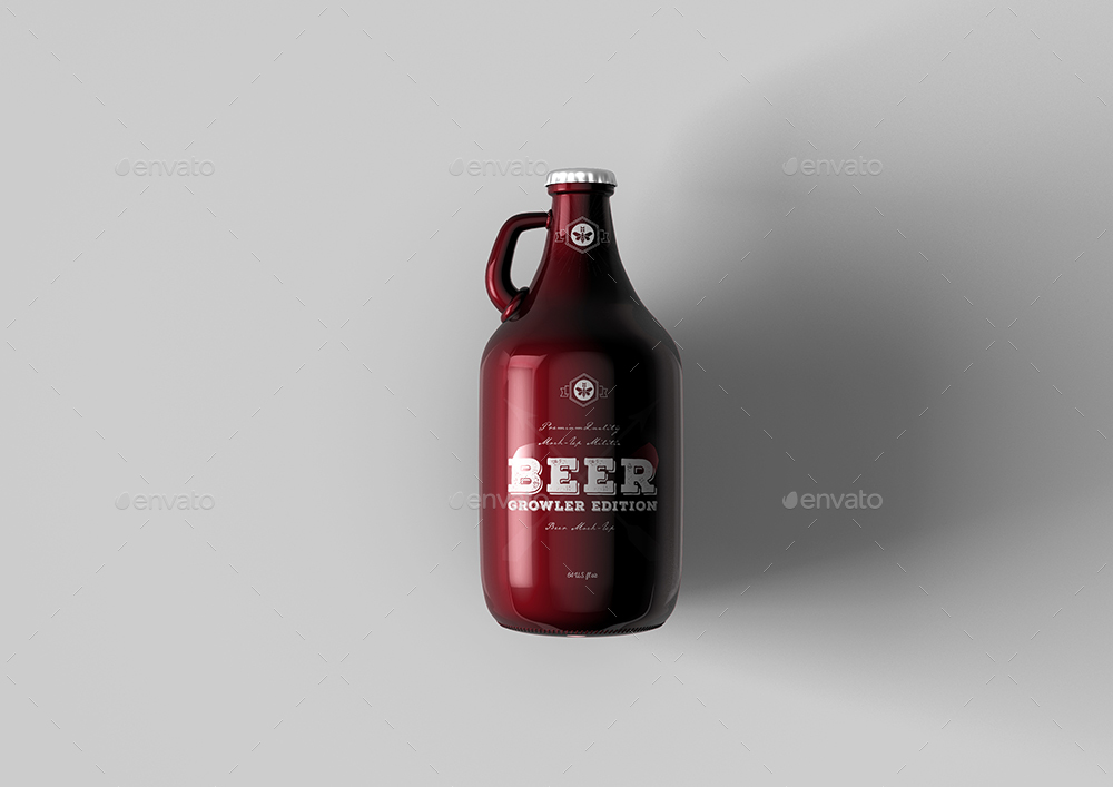 Download Beer Mock Up Growler Bottle Mock Up By Mock Up Militia Graphicriver