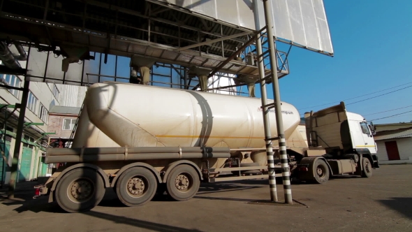 Corn Loading To Truck Production Feed Plant, Stock Footage | VideoHive