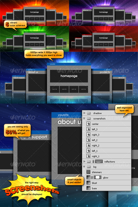 big screenshots - 3D Backgrounds